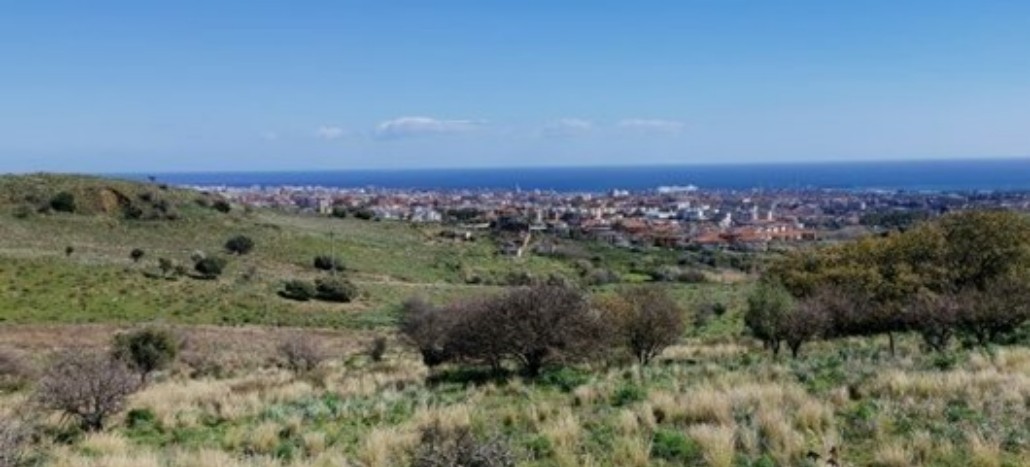 veduta panoramica dalla collina di Monte Po