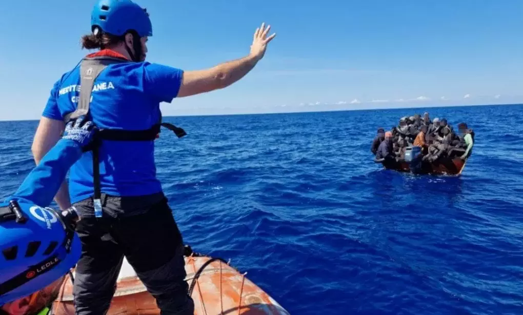 una scena dell'attacco della guardia libica