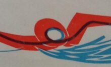 locandina campionati nuoto 1970, piscina Plaia (particolare)