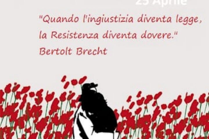 LA frase di Brecht (quando l'ingiustizia diventa legge, la resistenza diventa dovere) su immagine di Mauro Biani