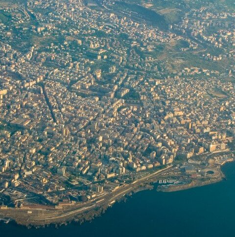 Catania vista dall'alto