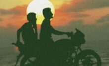 particolare della locandina del film Viaggio a Gaza