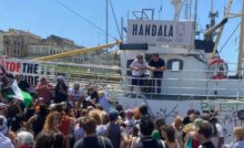 partenza da Siracusa della nave Handala, della Freedom Flotilla