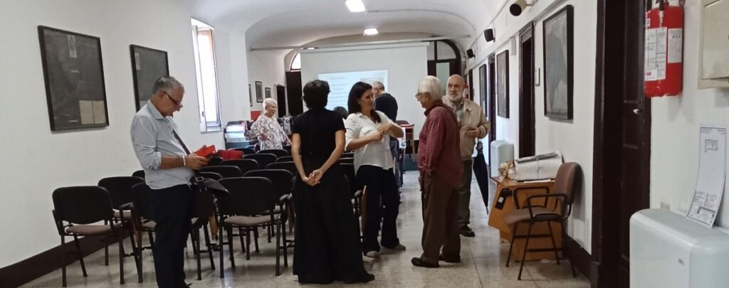partecipanti all'incontro organizzato dalla direttrice dell'Archivio di Stato