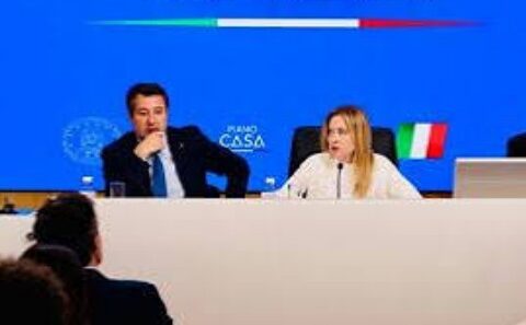 Meloni e Salvini presentano il Piano Casa